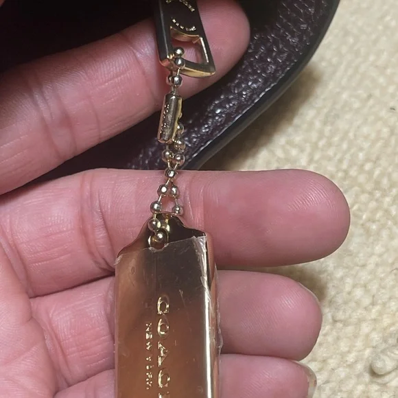 Coach Women's Pebbled Turnlock Chain Tote 57107 - Picture 9 of 9